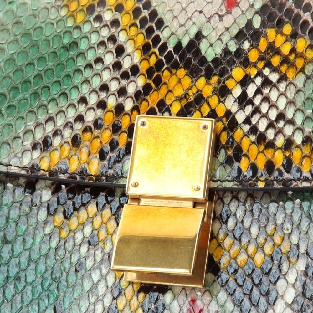 Celine Classic Box Bag Python Medium Multicolor - Picture 7 of 9